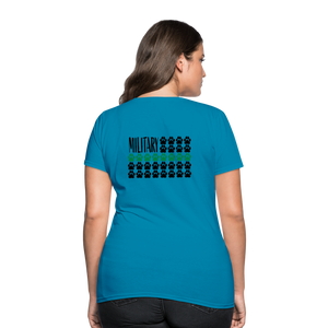 K9s Lead the Way - Military - Women's T-Shirt - turquoise