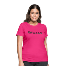 Load image into Gallery viewer, K9s Lead the Way - Military - Women&#39;s T-Shirt - fuchsia
