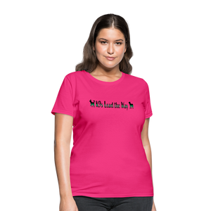 K9s Lead the Way - Military - Women's T-Shirt - fuchsia