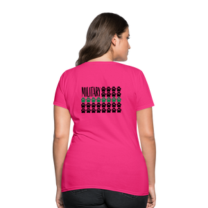 K9s Lead the Way - Military - Women's T-Shirt - fuchsia