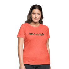 Load image into Gallery viewer, K9s Lead the Way - Military - Women&#39;s T-Shirt - heather coral
