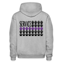 Load image into Gallery viewer, K9s Lead the Way - Service - Gildan Heavy Blend Adult Hoodie - heather gray
