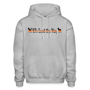 K9s Lead the Way - SAR - Gildan Heavy Blend Adult Hoodie - heather gray